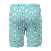 Sandy Feet Australia Long Swim Shorts MINT FLOWER BURST LONG SWIM SHORTS
