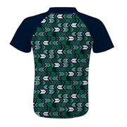 Sandy Feet Australia Short Sleeve Rashie GREEN ARROW SHORT SLEEVE RASHIE