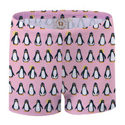 Sandy Feet Australia Swim Shorts PINK PENGUIN SWIM SHORTS