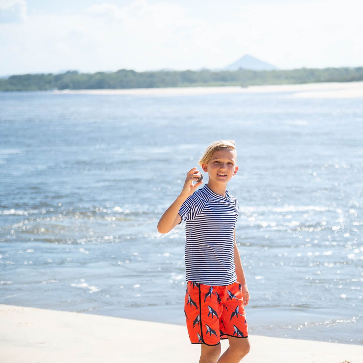 Sandy Feet Australia Board Shorts Whale Pod Board Shorts