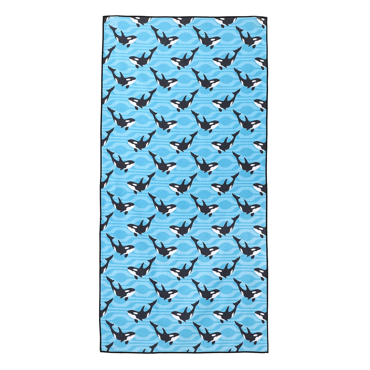 Sandy Feet Australia Beach Towel BLUE ORCA OCTOPI SAND FREE BEACH TOWEL