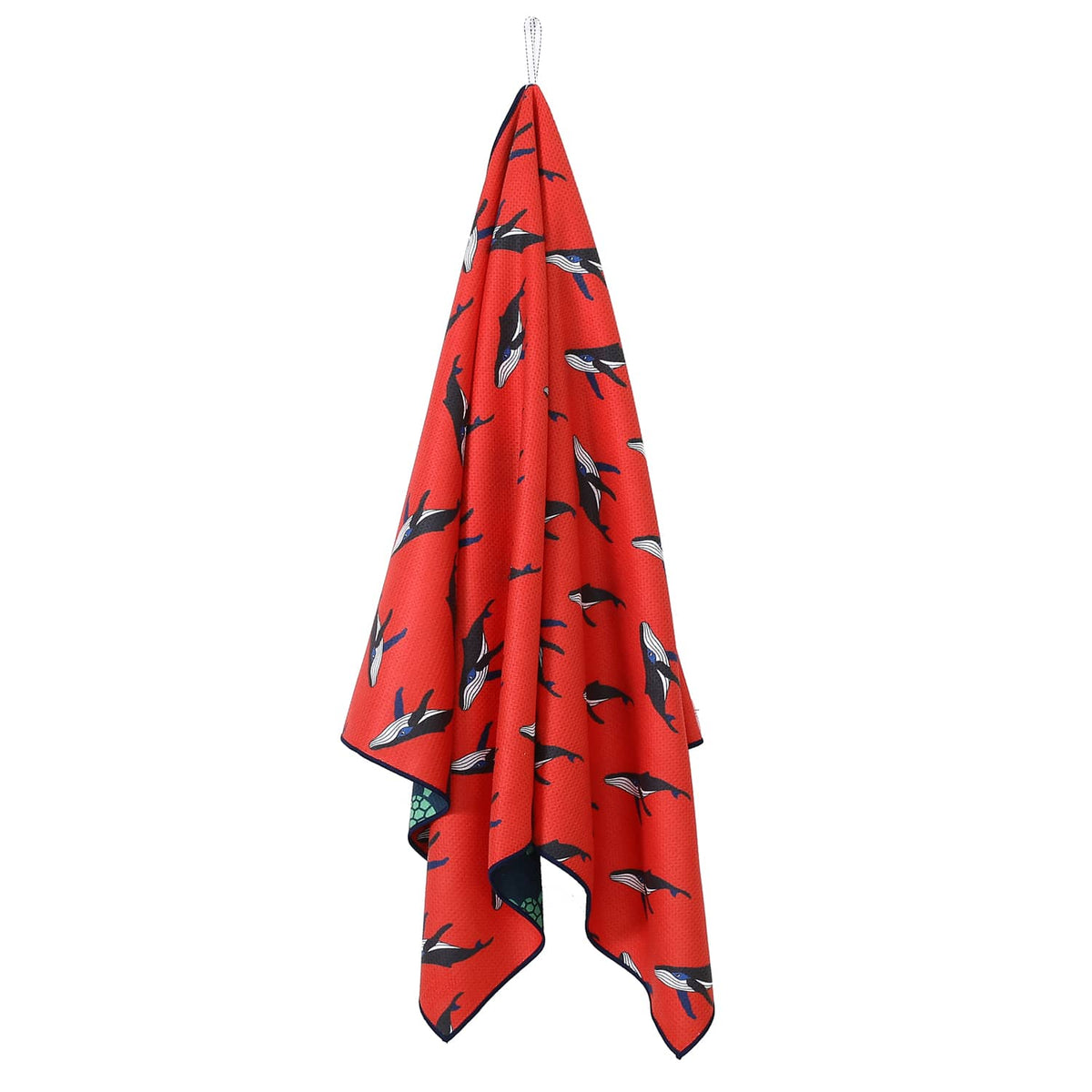 Sandy Feet Australia Beach Towel GREEN TURTLE WHALE SAND FREE BEACH TOWEL