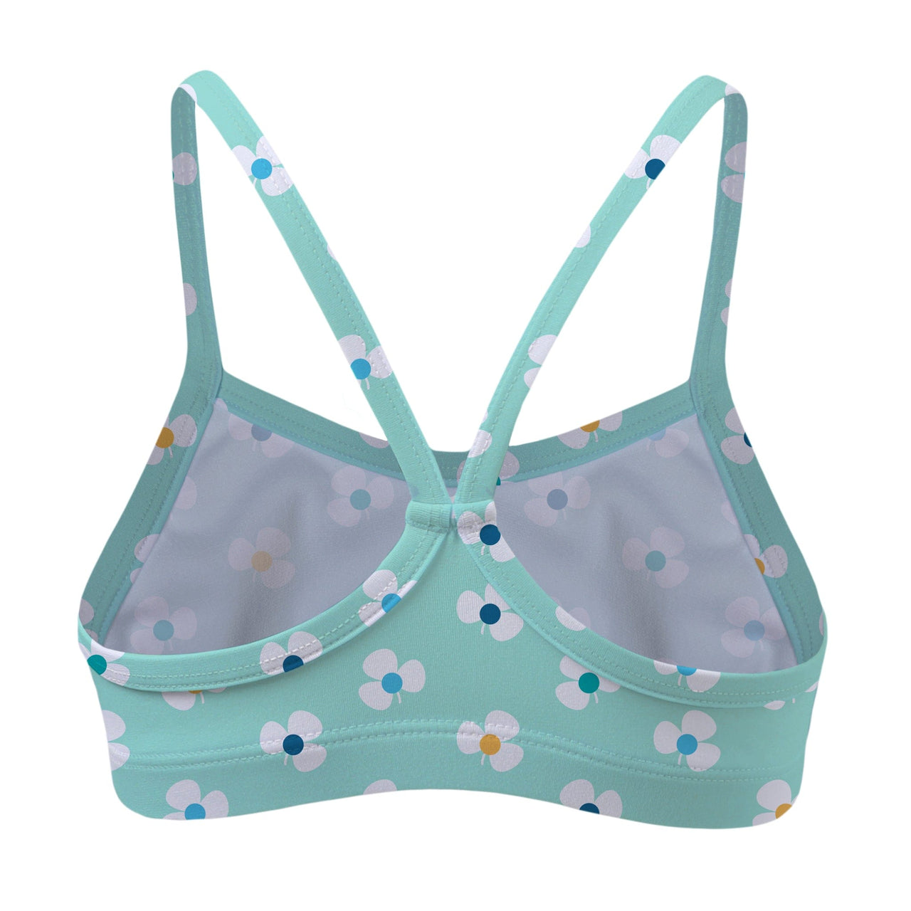 Sandy Feet Australia Bikini Top MINT FLOWER BURST BIKINI TOP