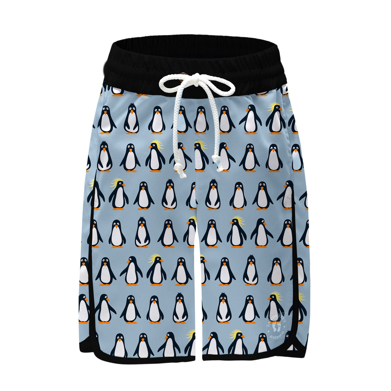 Sandy Feet Australia Board Shorts ICY PENGUIN BOARD SHORTS