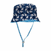 Sandy Feet Australia Hat NAVY BEE SUNSET BLOSSOM REVERSIBLE BUCKET HAT