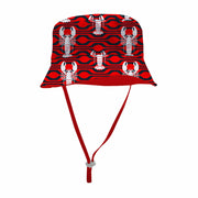 Sandy Feet Australia Hat RED LOBSTER REVERSIBLE BUCKET HAT