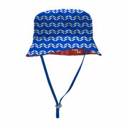 Sandy Feet Australia Hat RED RETRO STEMS REVERSIBLE BUCKET HAT