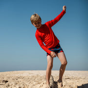 Sandy Feet Australia Long Sleeve Rashie LOBSTER RED LONG SLEEVE RASHIE