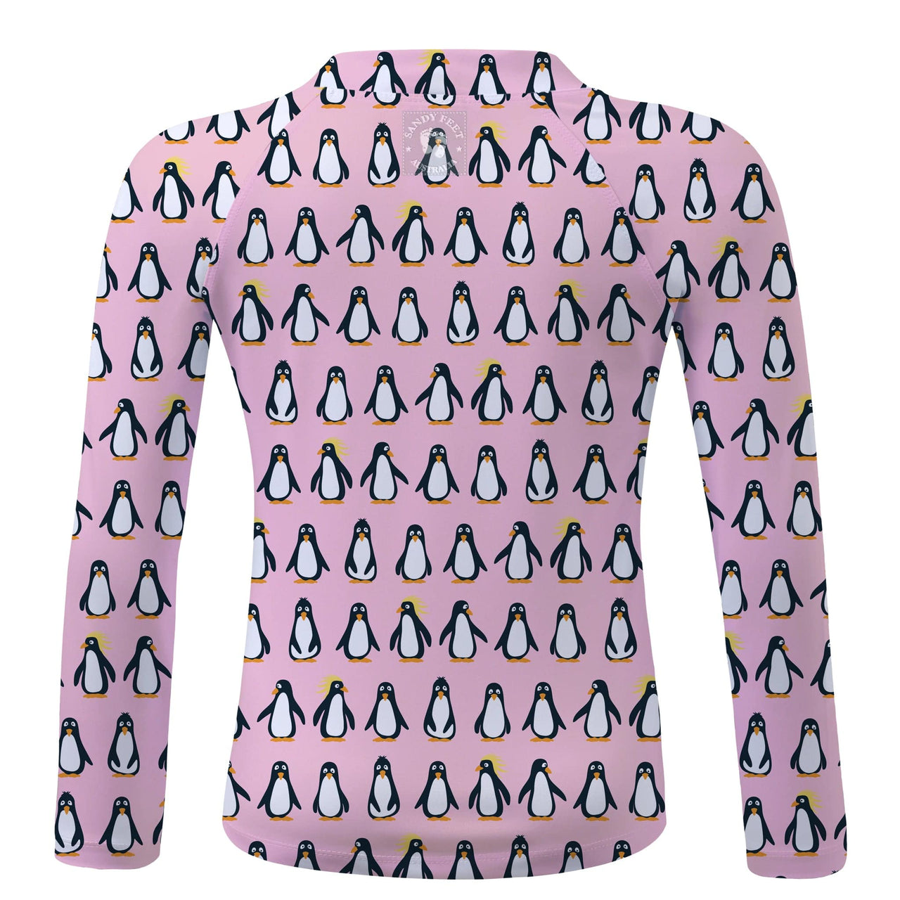 Sandy Feet Australia Long Sleeve Rashie PINK PENGUIN LONG SLEEVE RASHIE