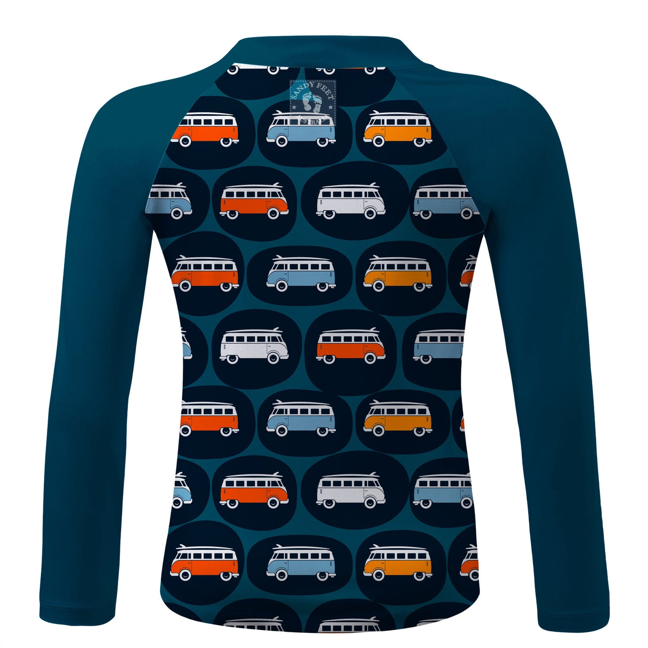 Sandy Feet Australia Long Sleeve Rashie RETRO KOMBI LONG SLEEVE RASHIE