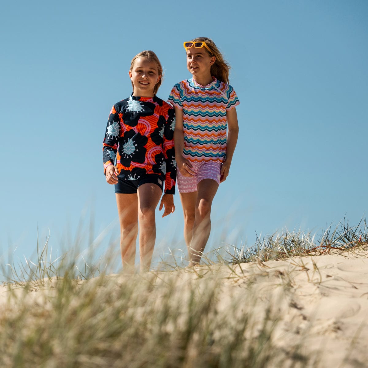 Sandy Feet Australia Long Sleeve Rashie SUNSET BLOSSOM LONG SLEEVE RASHIE