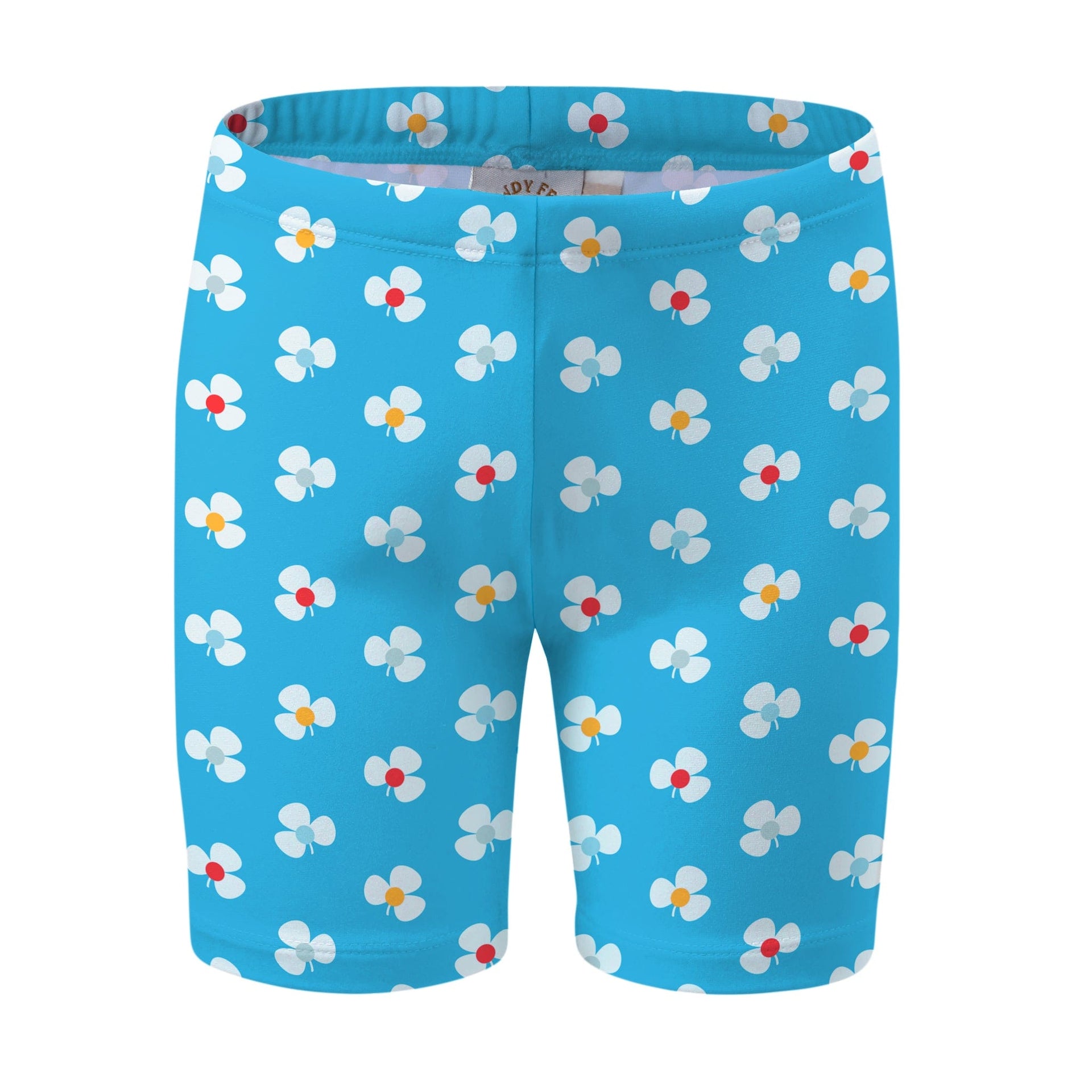 Sandy Feet Australia Long Swim Shorts AZURE FLOWER BURST LONG SWIM SHORTS