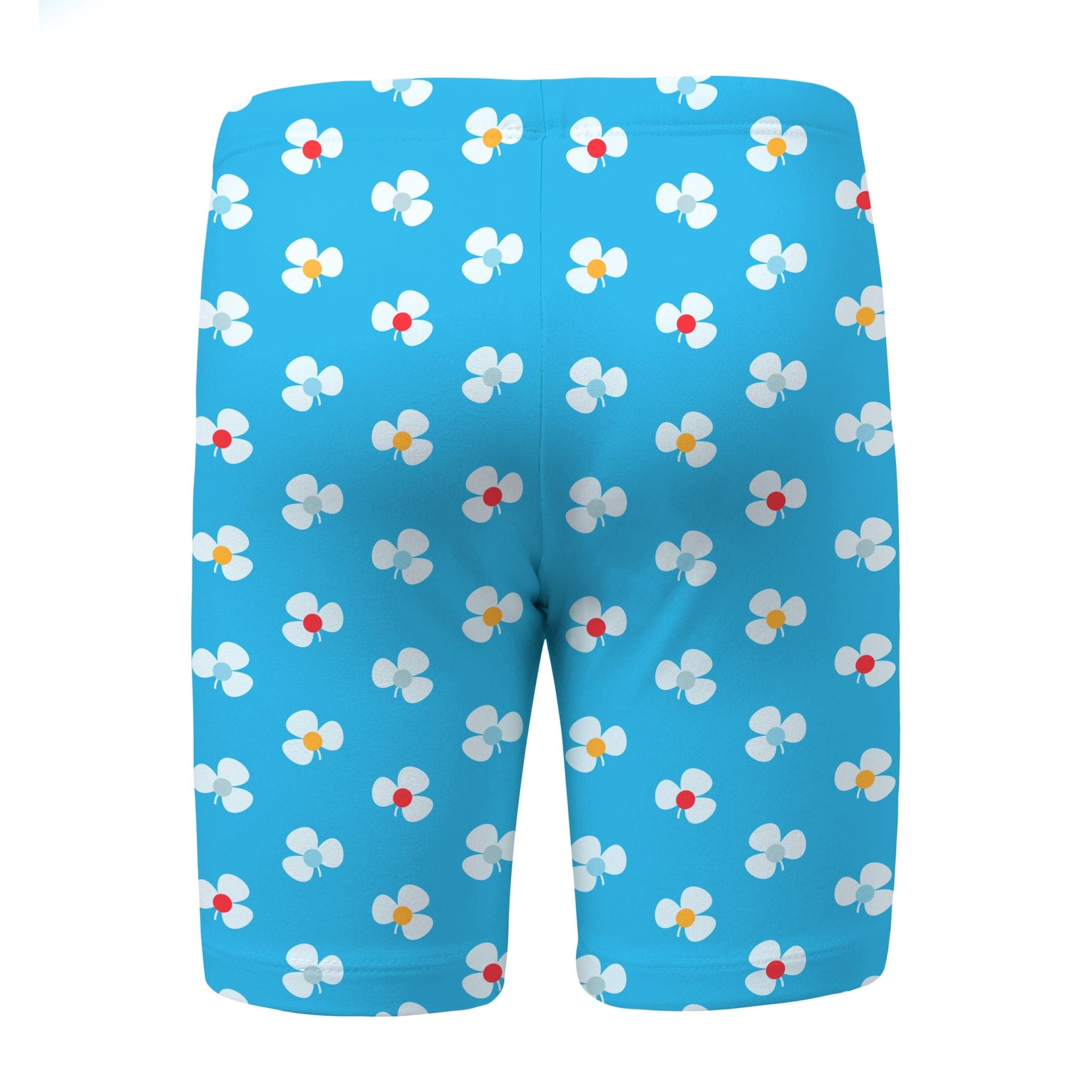 Sandy Feet Australia Long Swim Shorts AZURE FLOWER BURST LONG SWIM SHORTS