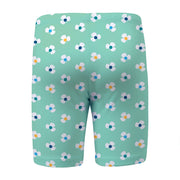 Sandy Feet Australia Long Swim Shorts MINT FLOWER BURST LONG SWIM SHORTS