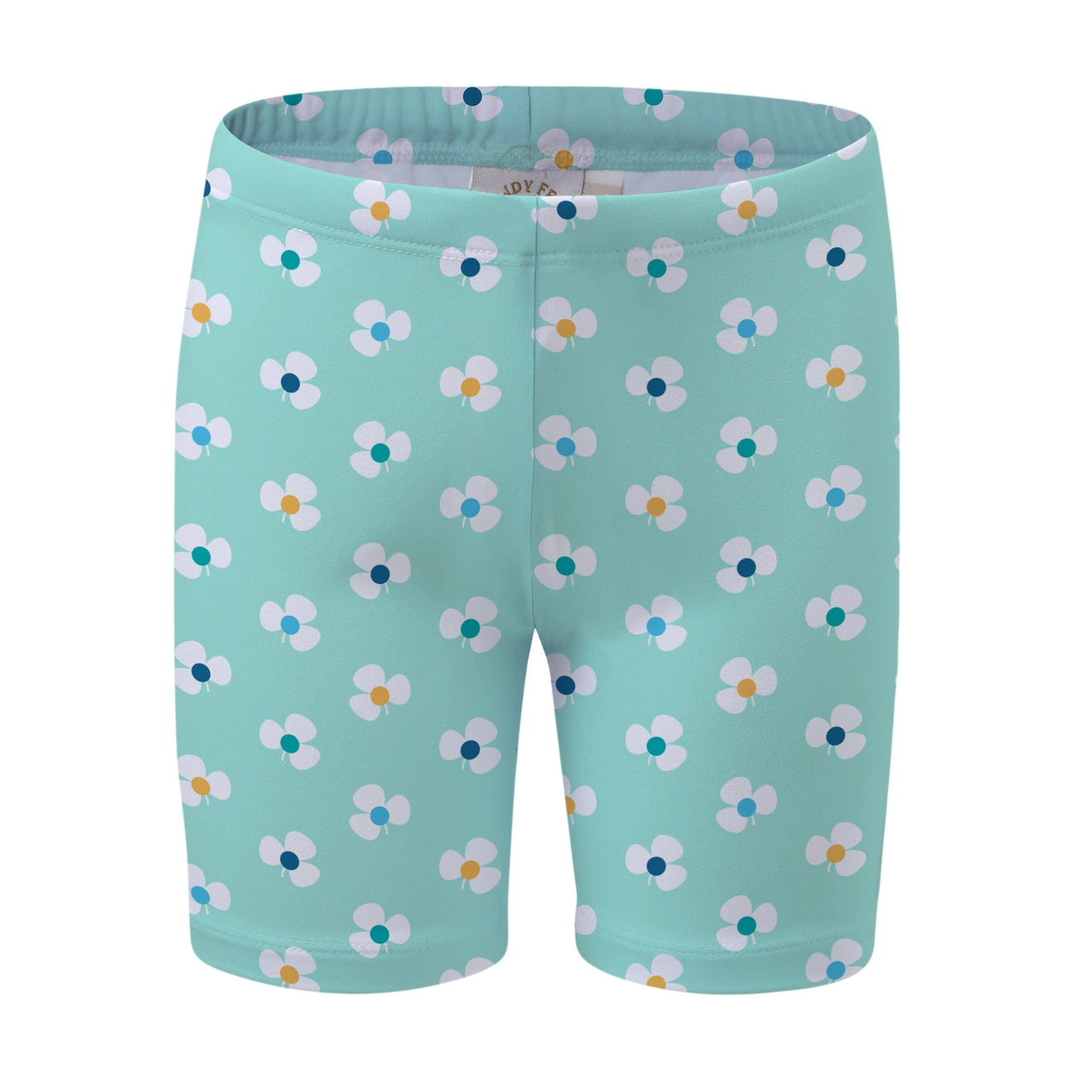 Sandy Feet Australia Long Swim Shorts MINT FLOWER BURST LONG SWIM SHORTS