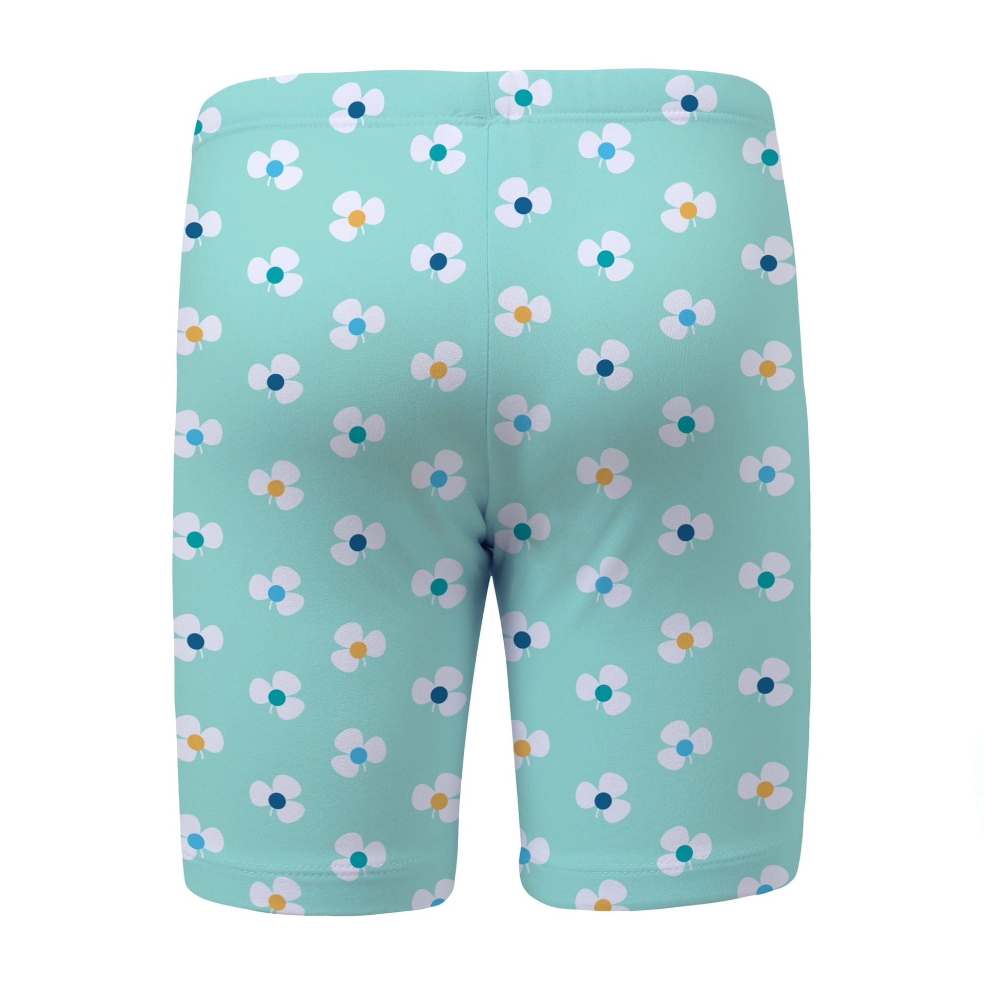 Sandy Feet Australia Long Swim Shorts MINT FLOWER BURST LONG SWIM SHORTS