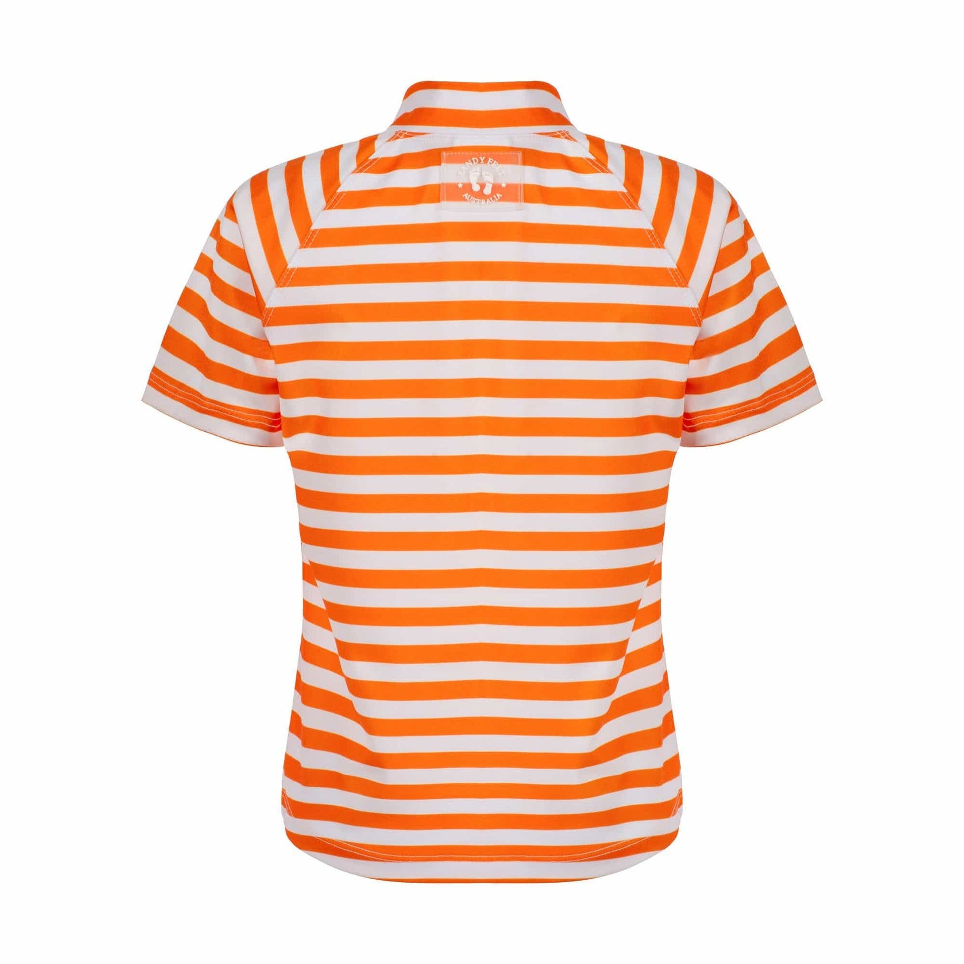 Sandy Feet Australia Short Sleeve Rashie TIGER STRIPES SHORT SLEEVE RASHIE