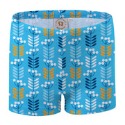 Sandy Feet Australia Swim Shorts AZURE RETRO STEMS SWIM SHORTS