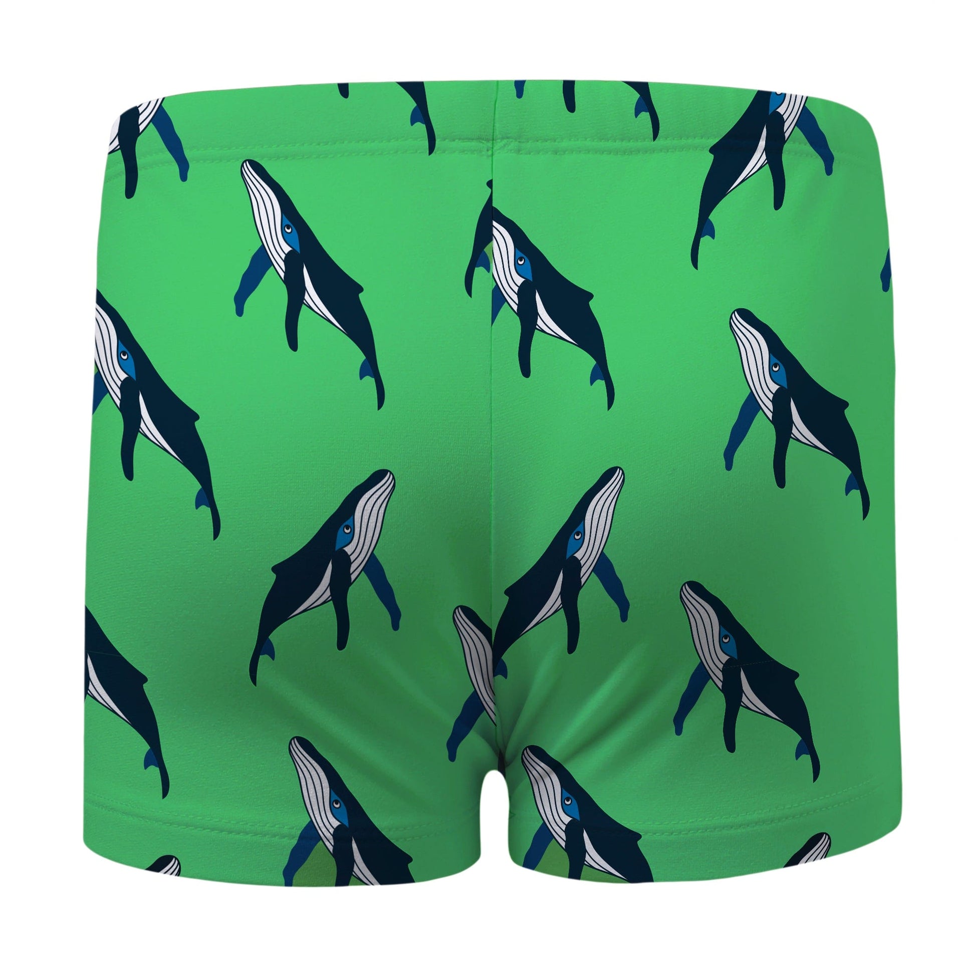 Sandy Feet Australia Swim Shorts Boys Whale Pod (Green) Swim Shorts