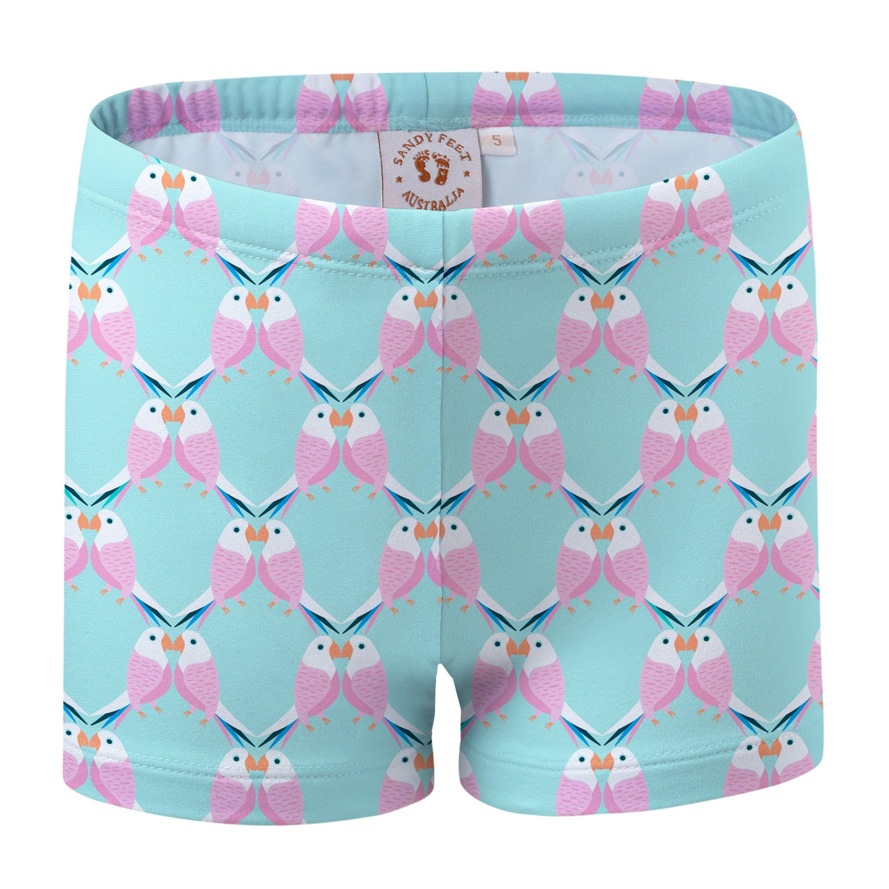 Sandy Feet Australia Swim Shorts PARROT PANDEMONIUM SWIM SHORTS