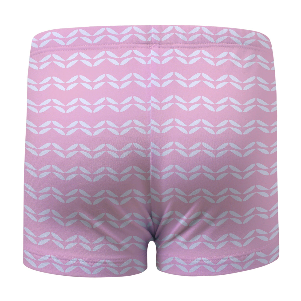 Sandy Feet Australia Swim Shorts PINK LEAF CHEVRON SWIM SHORTS