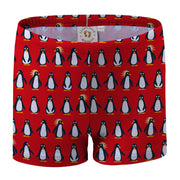 Sandy Feet Australia Swim Shorts RED PENGUIN SWIM SHORTS