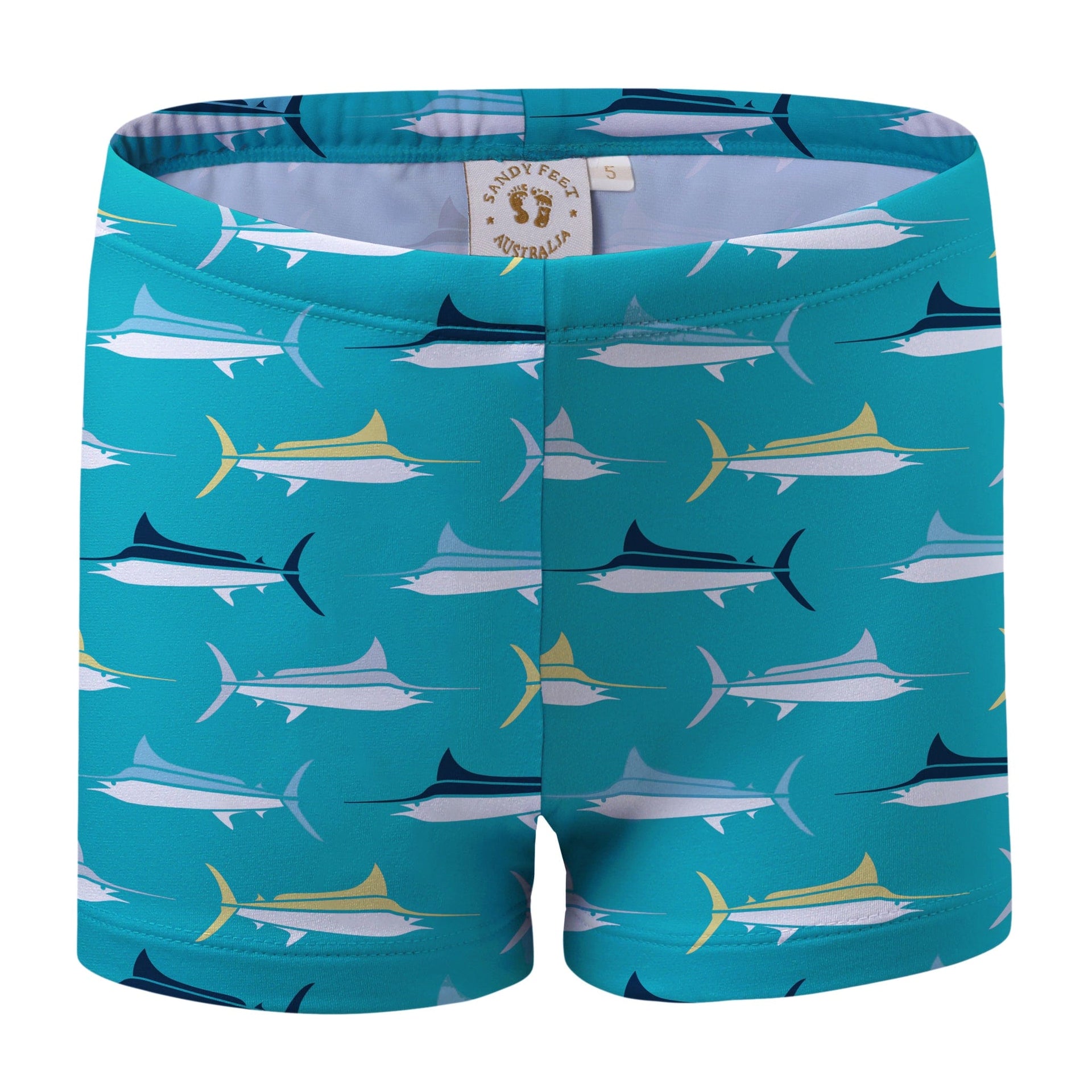 Sandy Feet Australia Swim Shorts SWORDFISH FLOTILLA SWIM SHORTS