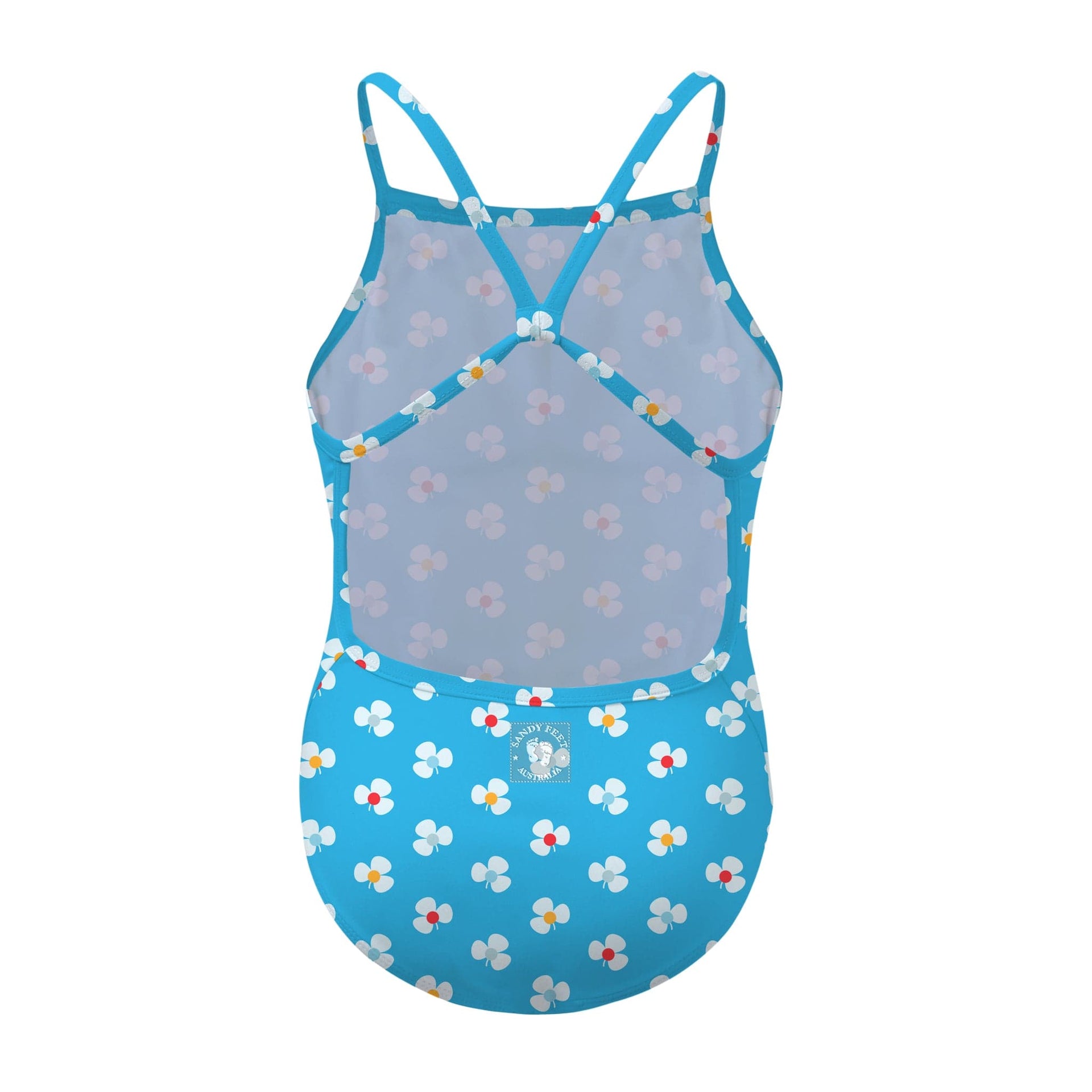 Sandy Feet Australia Swimsuit AZURE FLOWER BURST SWIMSUIT