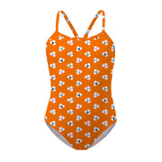 Sandy Feet Australia Swimsuit TANGERINE FLOWER BURST SWIMSUIT