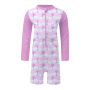 Sandy Feet Australia Toddler Sunsuits FLAMINGO FLAMBOYANCE TODDLER SUNSUIT