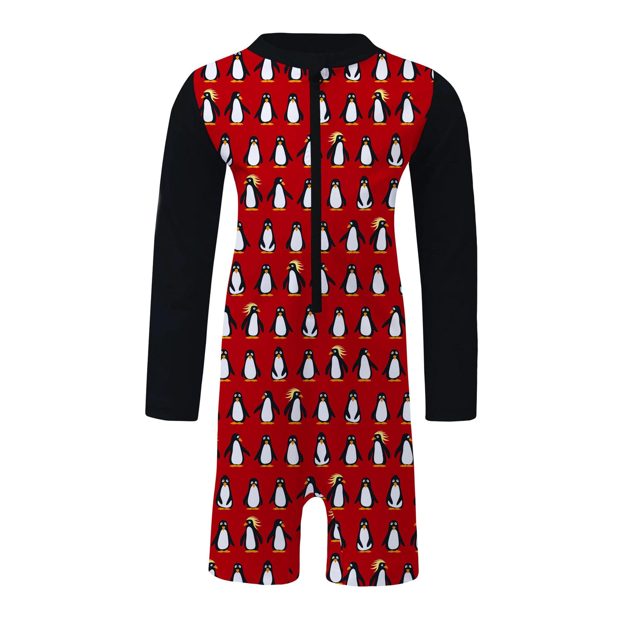 Sandy Feet Australia Toddler Sunsuits RED PENGUIN TODDLER SUNSUIT