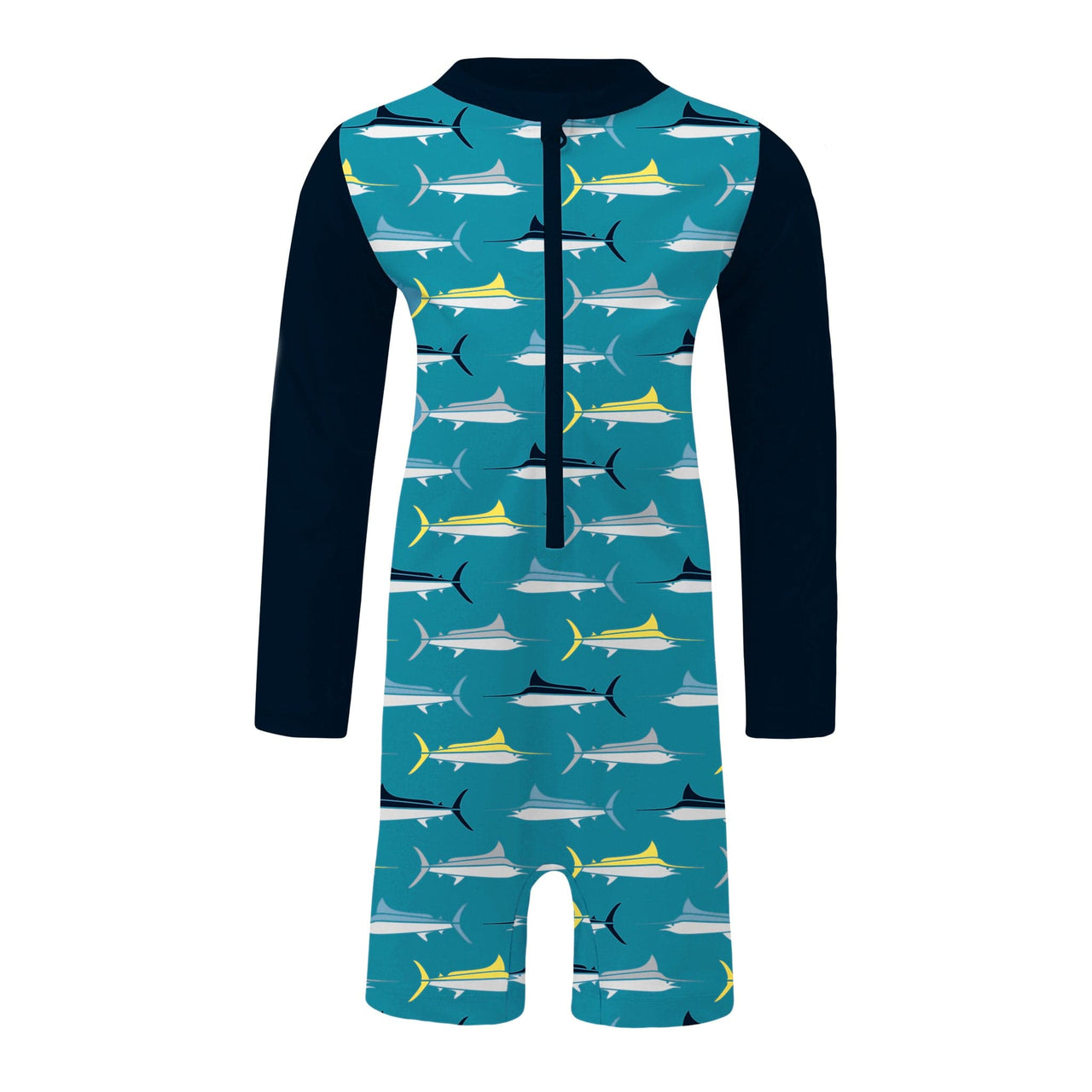 Sandy Feet Australia Toddler Sunsuits SWORDFISH FLOTILLA TODDLER SUNSUIT