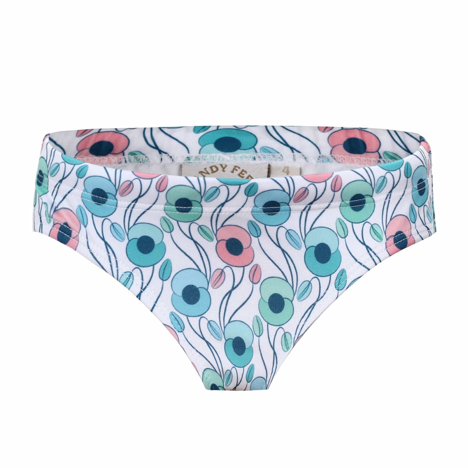 Sandy Feet Australia Bikini Bottoms Girls Poppy Perfection Bikini Bottoms