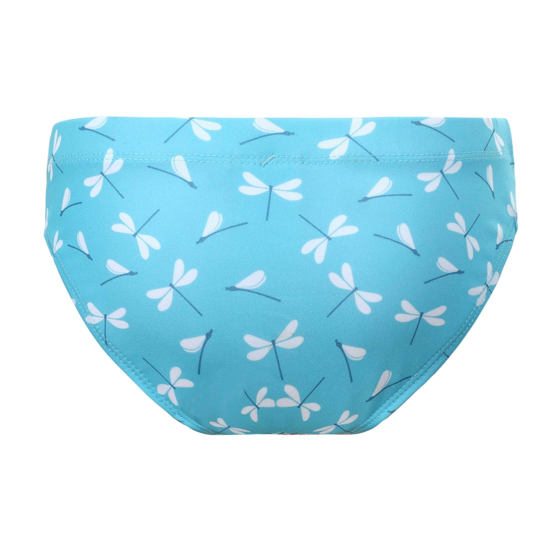 Sandy Feet Australia Bikini Bottoms Girls Sky Blue Dragon Fly Dance Bikini Bottoms