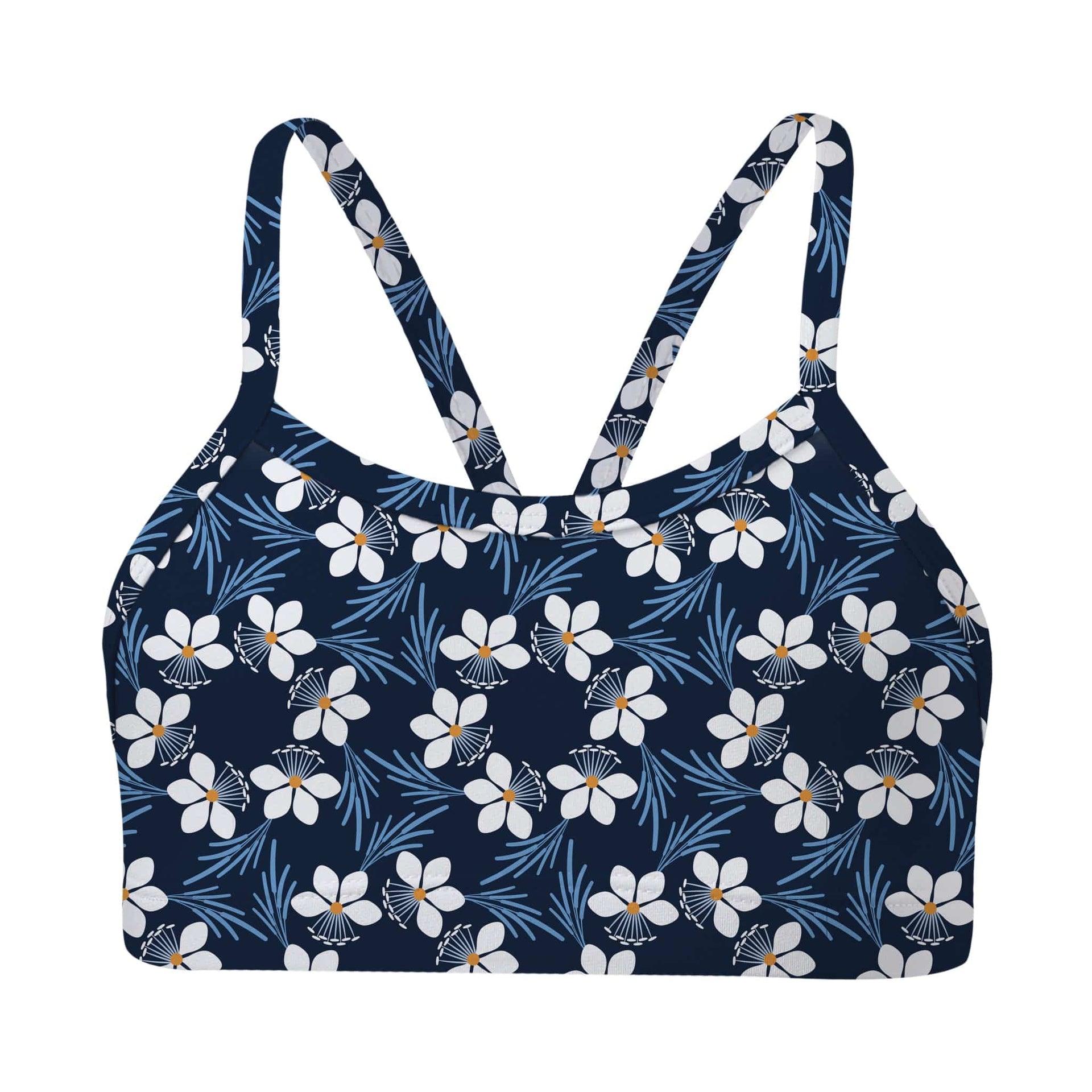 Sandy Feet Australia Bikini Tops Navy Beeblossom Bikini Top