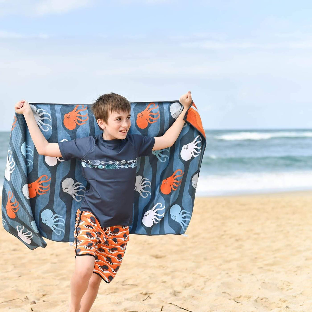 Sandy Feet Australia Board Shorts Lava Octopi Board Shorts