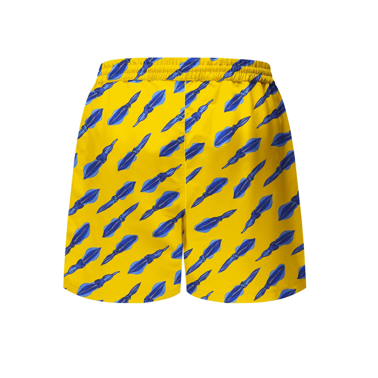 Sandy Feet Australia Board Shorts Mens Squiddy Tales (Yellow) Board Shorts