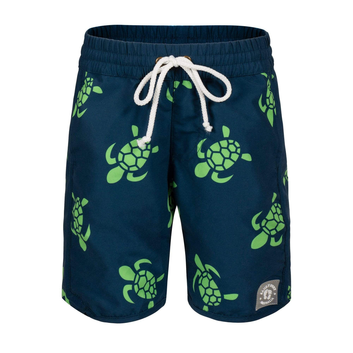 NAVY TURTLE BALE BOARD SHORTS