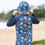 Sandy Feet Australia Hat Octopi Reversible Bucket Hat