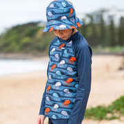 Sandy Feet Australia Hat Octopi Reversible Bucket Hat