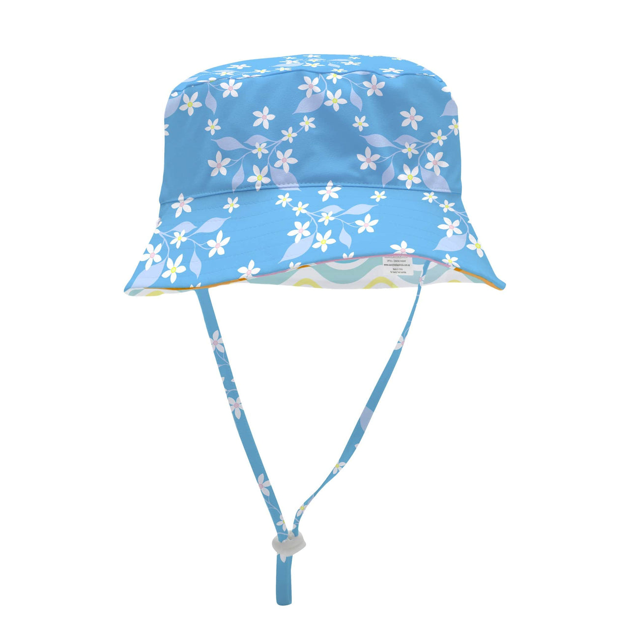 Sandy Feet Australia Hat Summer Waves Reversible Bucket Hat