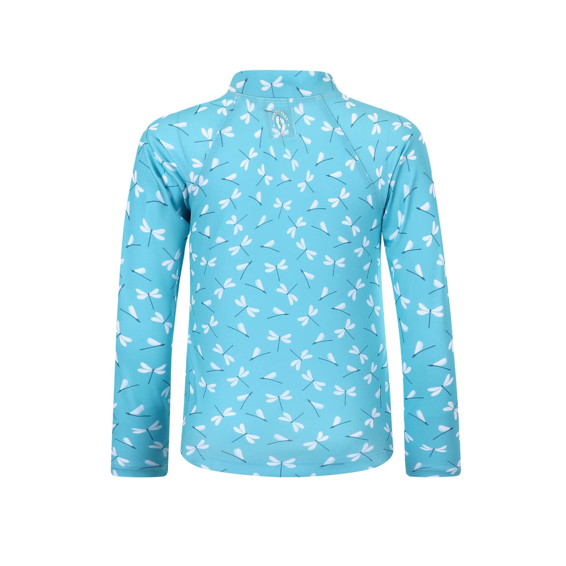 Sandy Feet Australia Long Sleeve Rashie Girls Dragon Fly Dance Long Sleeve Rashie