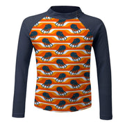 Sandy Feet Australia Long Sleeve Rashie Lava Octopi Long Sleeve Zip Rashie