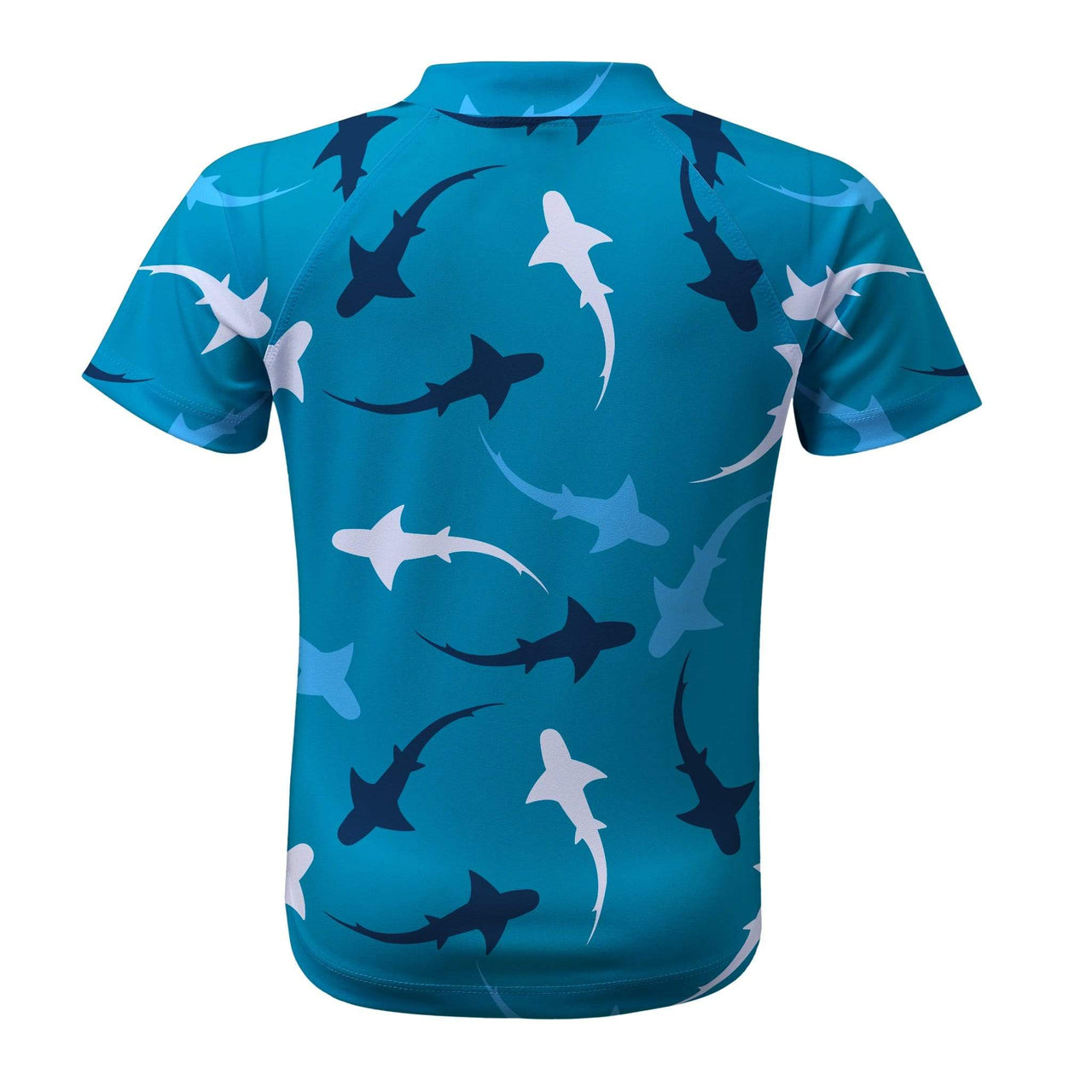 Sandy Feet Australia Short Sleeve Rashie Ocean Shark Pod Short Sleeve Rashie