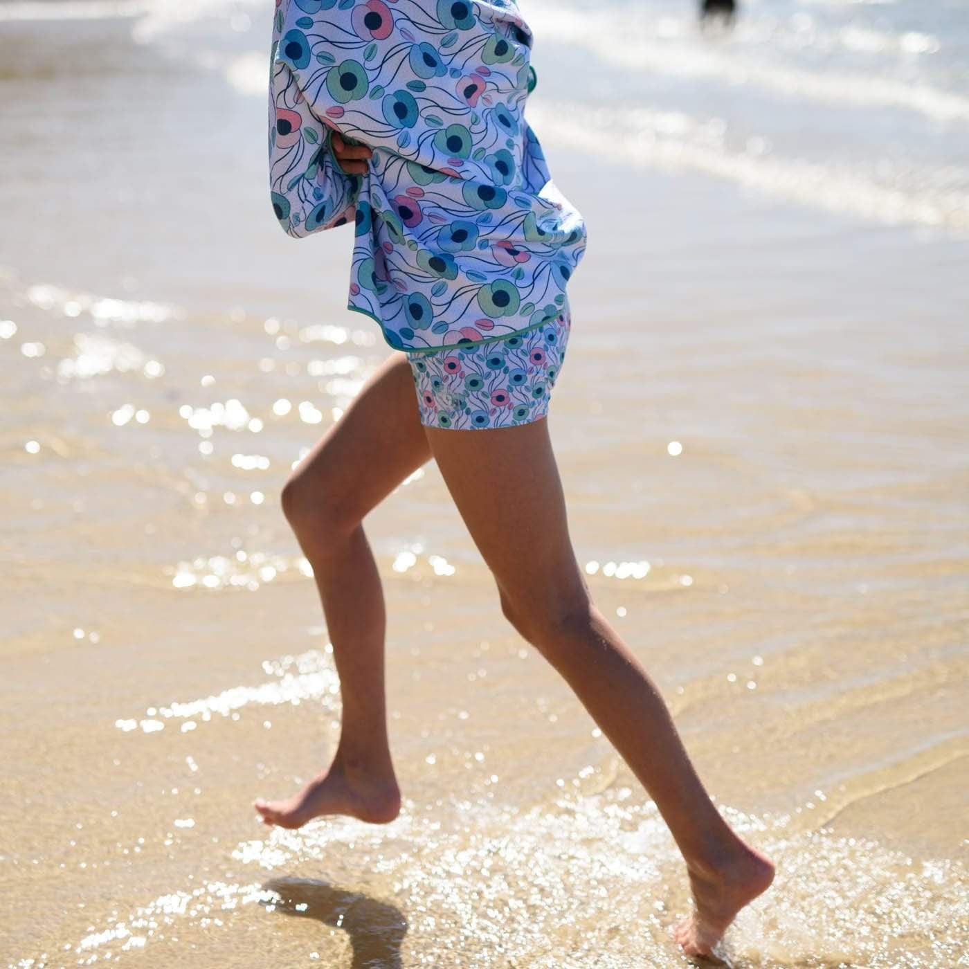 Sandy Feet Australia Swim Shorts Girls Poppy Perfection Swim Shorts