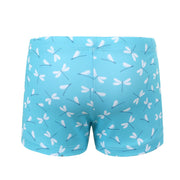 Sandy Feet Australia Swim Shorts Girls Sky Blue Dragon Fly Dance Swim Shorts
