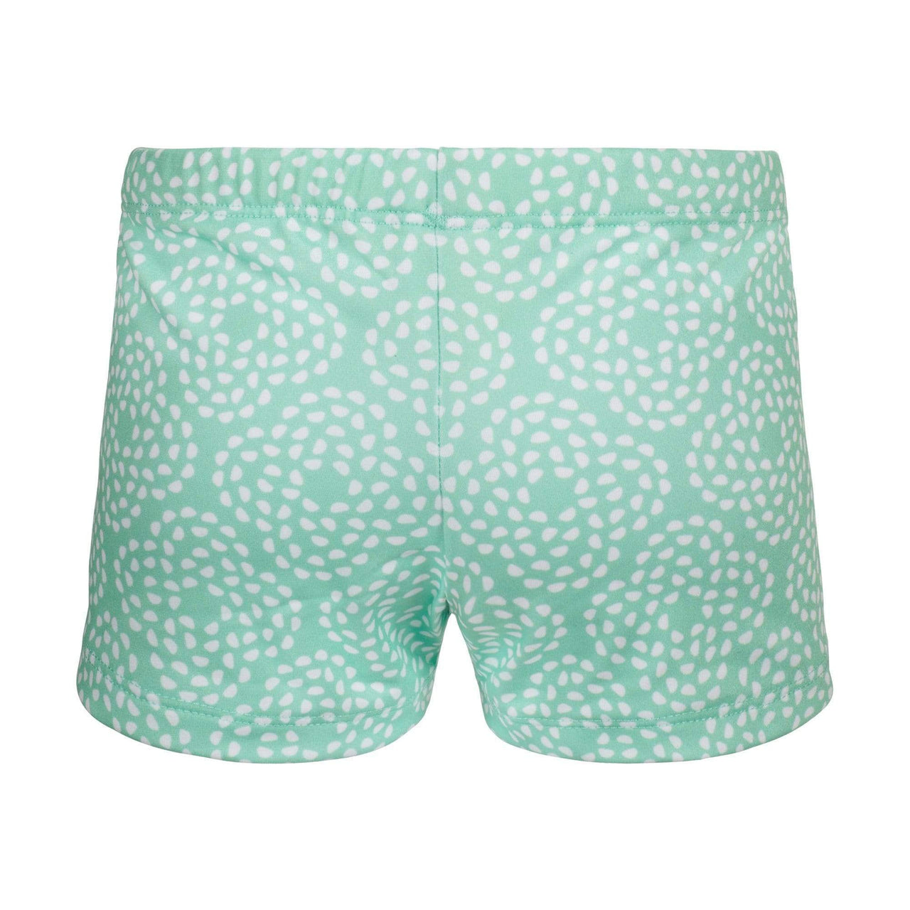 MINT FLOWER PEBBLE SWIM SHORTS