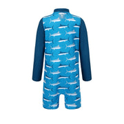 Sandy Feet Australia Toddler Sunsuits Boys Blue Marlin Toddler Sunsuit