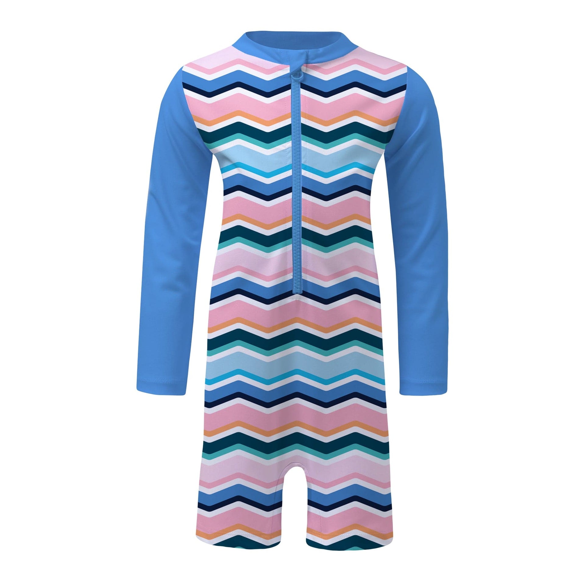 Sandy Feet Australia Toddler Sunsuits Chevron Wave Toddler Sunsuit