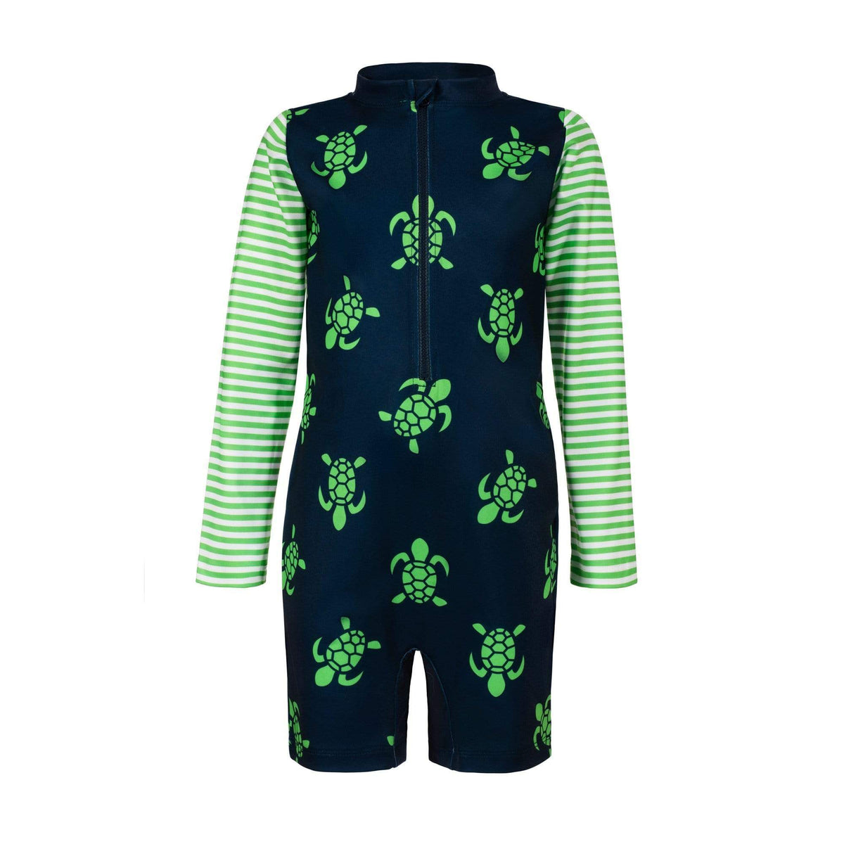 NAVY TURTLE BALE TODDLER SUNSUIT
